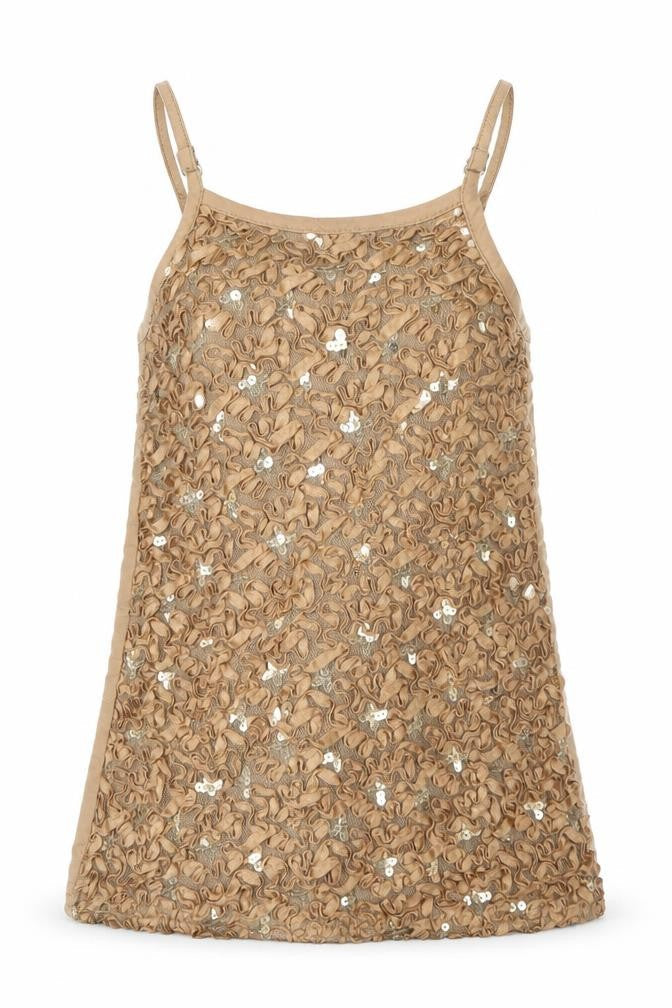 CYL Girls Beige   Basic Tank Size 4 Years