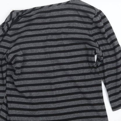 Womens UK Size 12 Marks and Spencer Grey Basic T-Shirt
