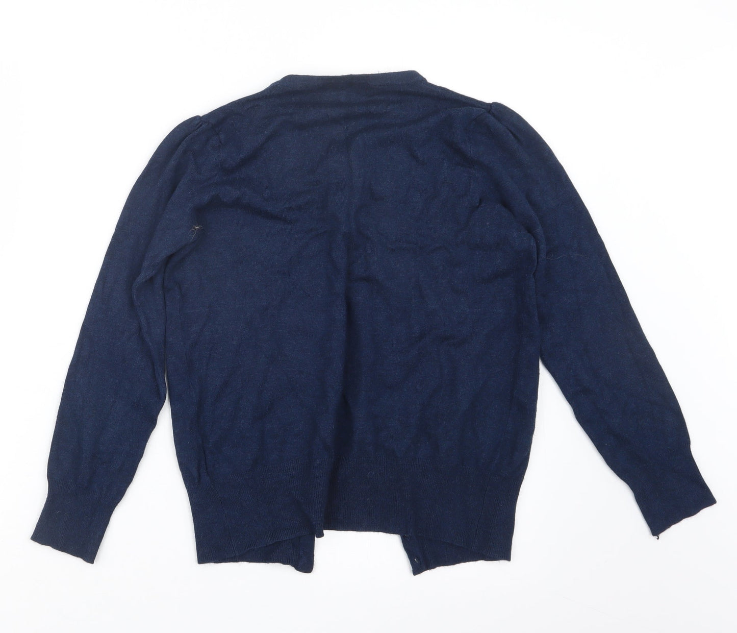 Womens UK Size 8 Marks and Spencer Blue Cape Jumper