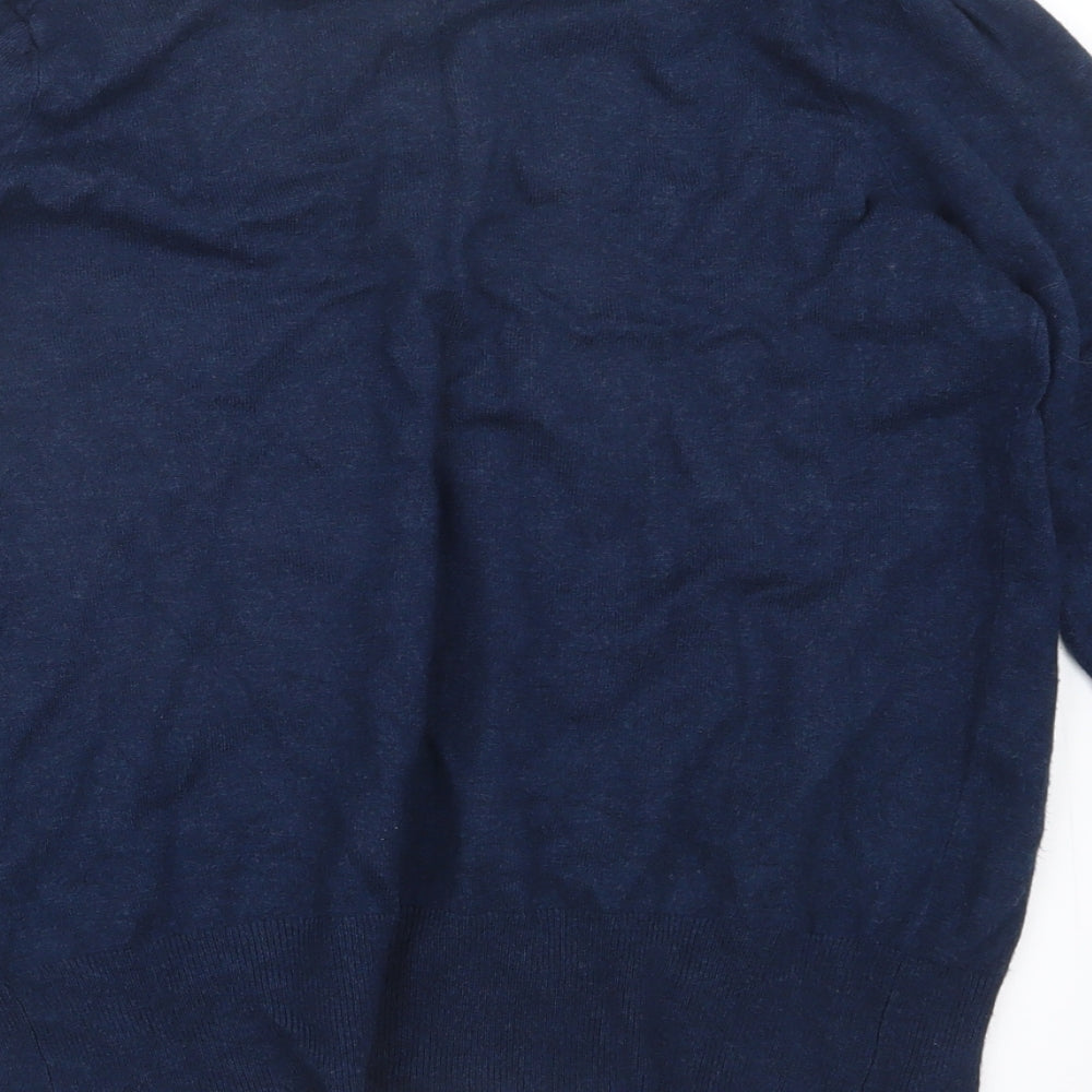 Womens UK Size 8 Marks and Spencer Blue Cape Jumper
