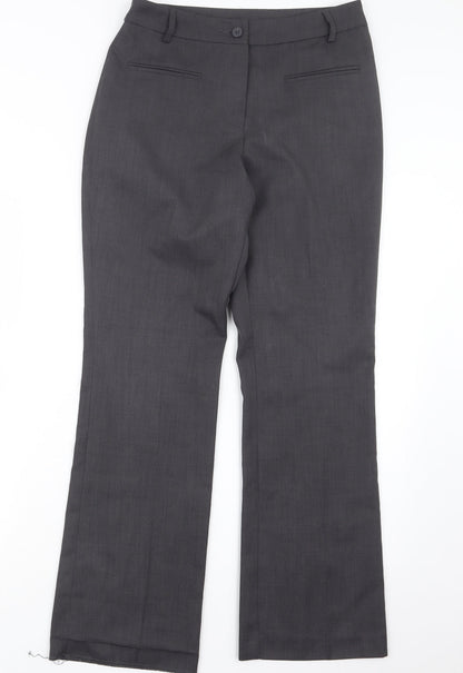 TU Womens Grey   Trousers  Size 8 L28 in