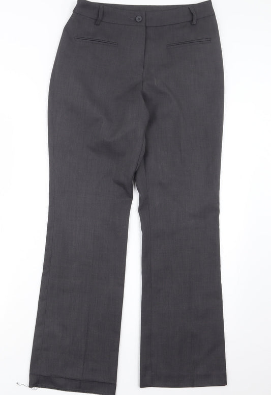 TU Womens Grey   Trousers  Size 8 L28 in