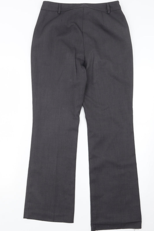 TU Womens Grey   Trousers  Size 8 L28 in