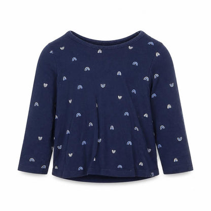 George Boys Blue Geometric  Basic T-Shirt Size 9-12 Months