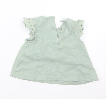 NEXT Girls Green   Basic T-Shirt Size 0-3 Months