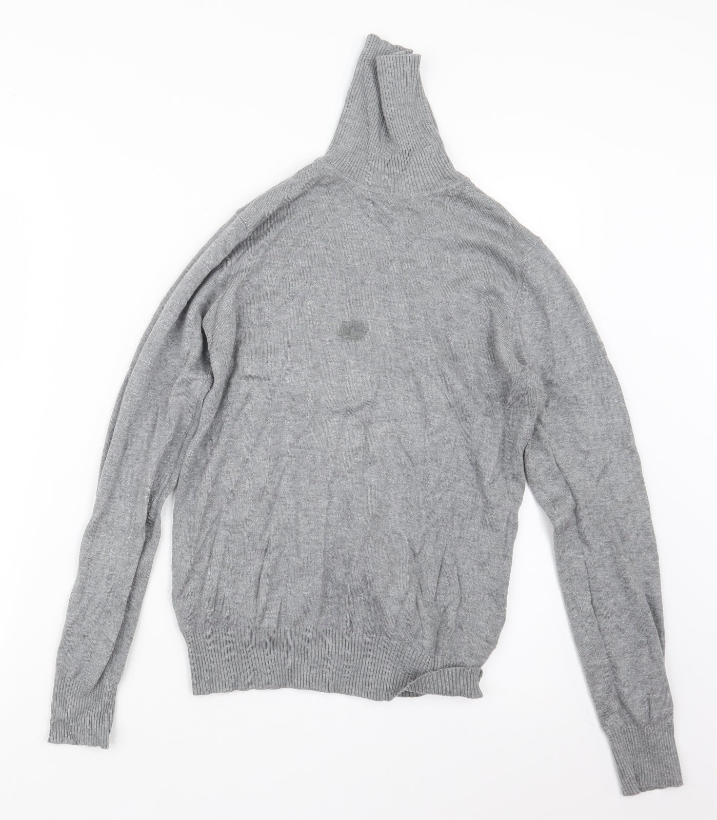Womens UK Size 14 Papaya Grey Pullover Jumper