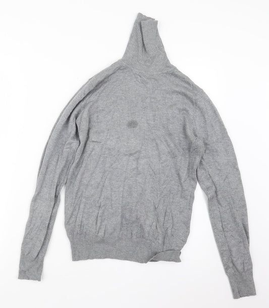 Womens UK Size 14 Papaya Grey Pullover Jumper