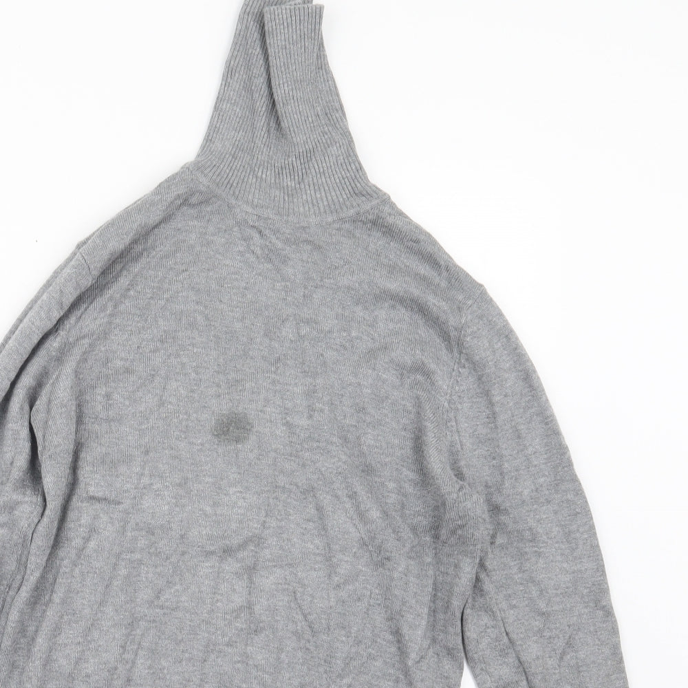 Womens UK Size 14 Papaya Grey Pullover Jumper