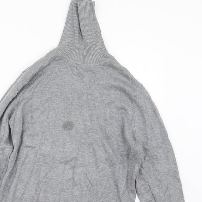 Womens UK Size 14 Papaya Grey Pullover Jumper