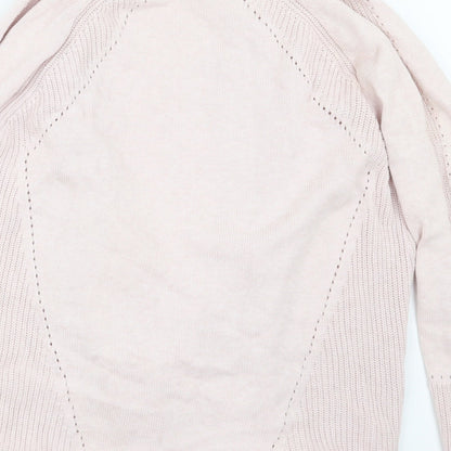 Womens UK Size 10 RJR.John Rocha Pink Cardigan Jumper