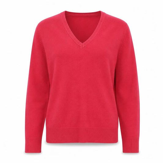 Womens UK Size 14 Pure & Natural Pink Pullover Jumper