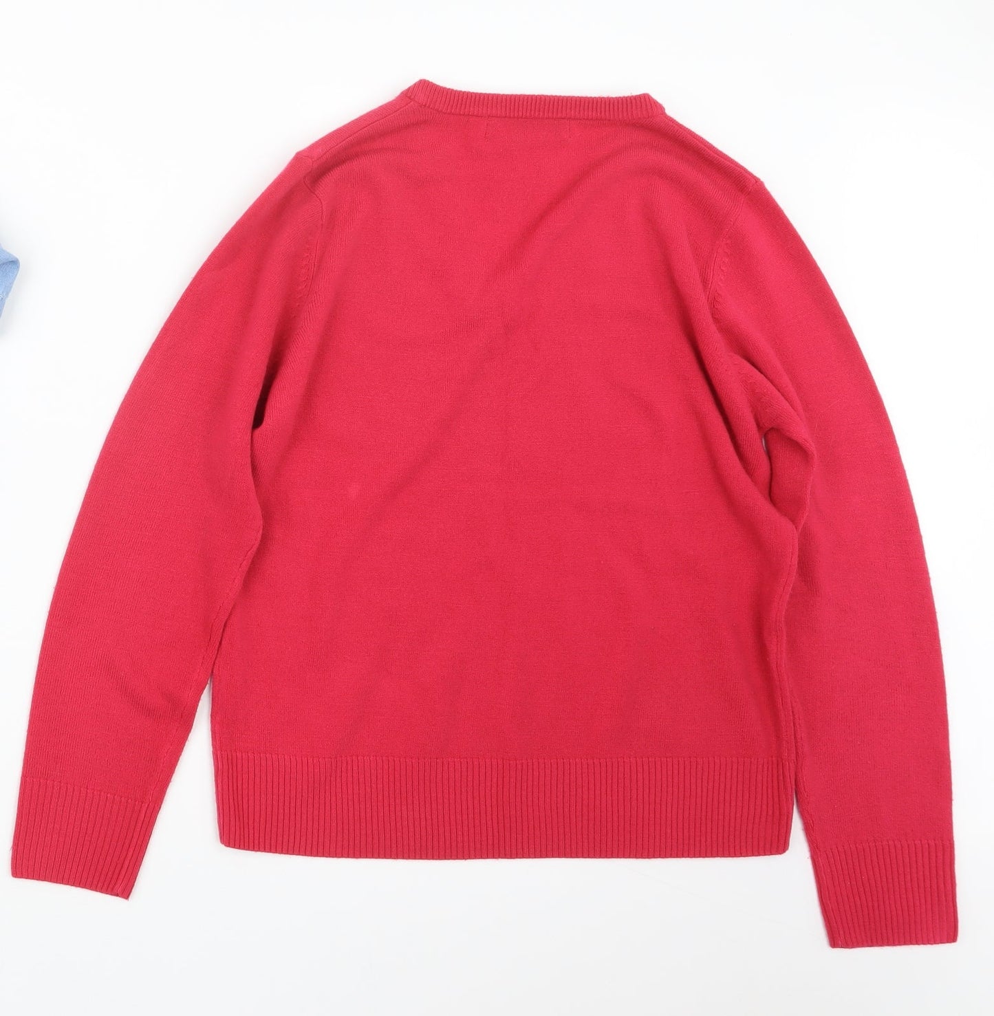 Womens UK Size 14 Pure & Natural Pink Pullover Jumper