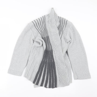 Womens UK Size S Pulse Grey Cardigan Jumper