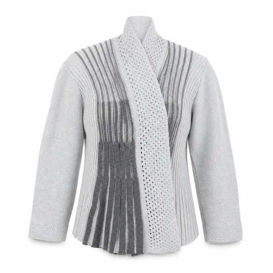 Womens UK Size S Pulse Grey Cardigan Jumper