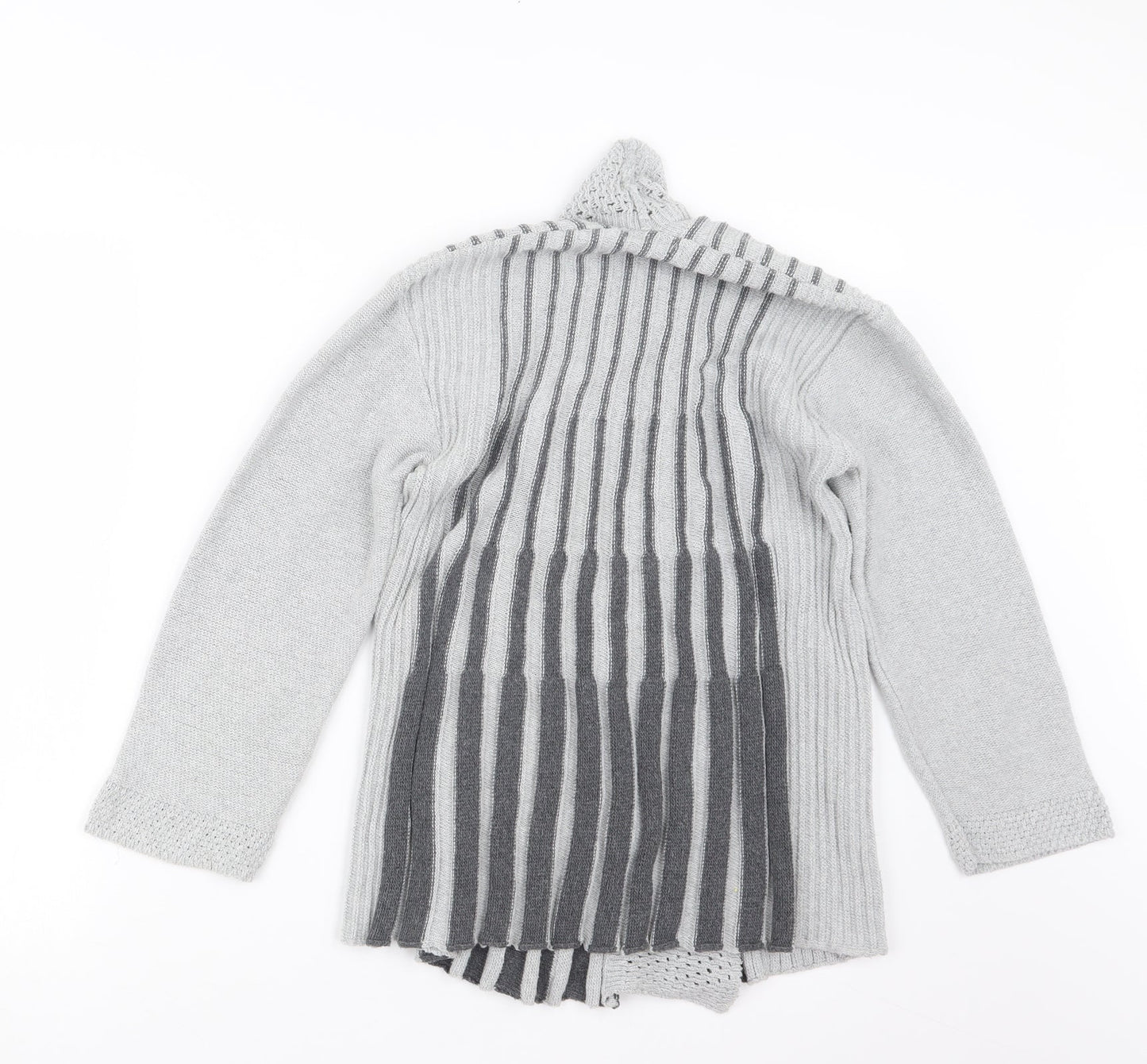 Womens UK Size S Pulse Grey Cardigan Jumper