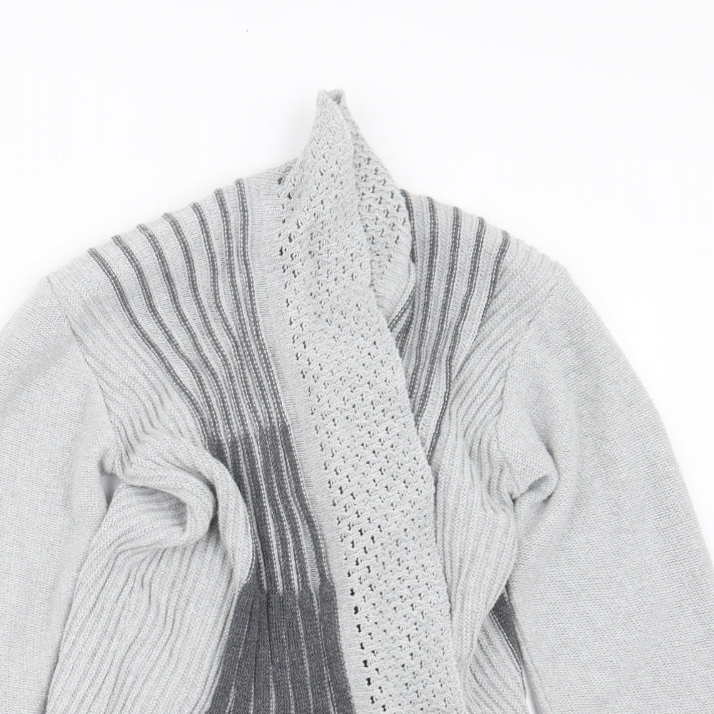 Womens UK Size S Pulse Grey Cardigan Jumper