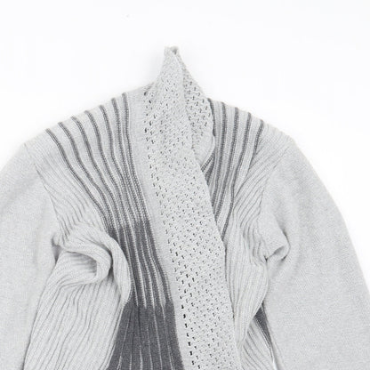 Womens UK Size S Pulse Grey Cardigan Jumper