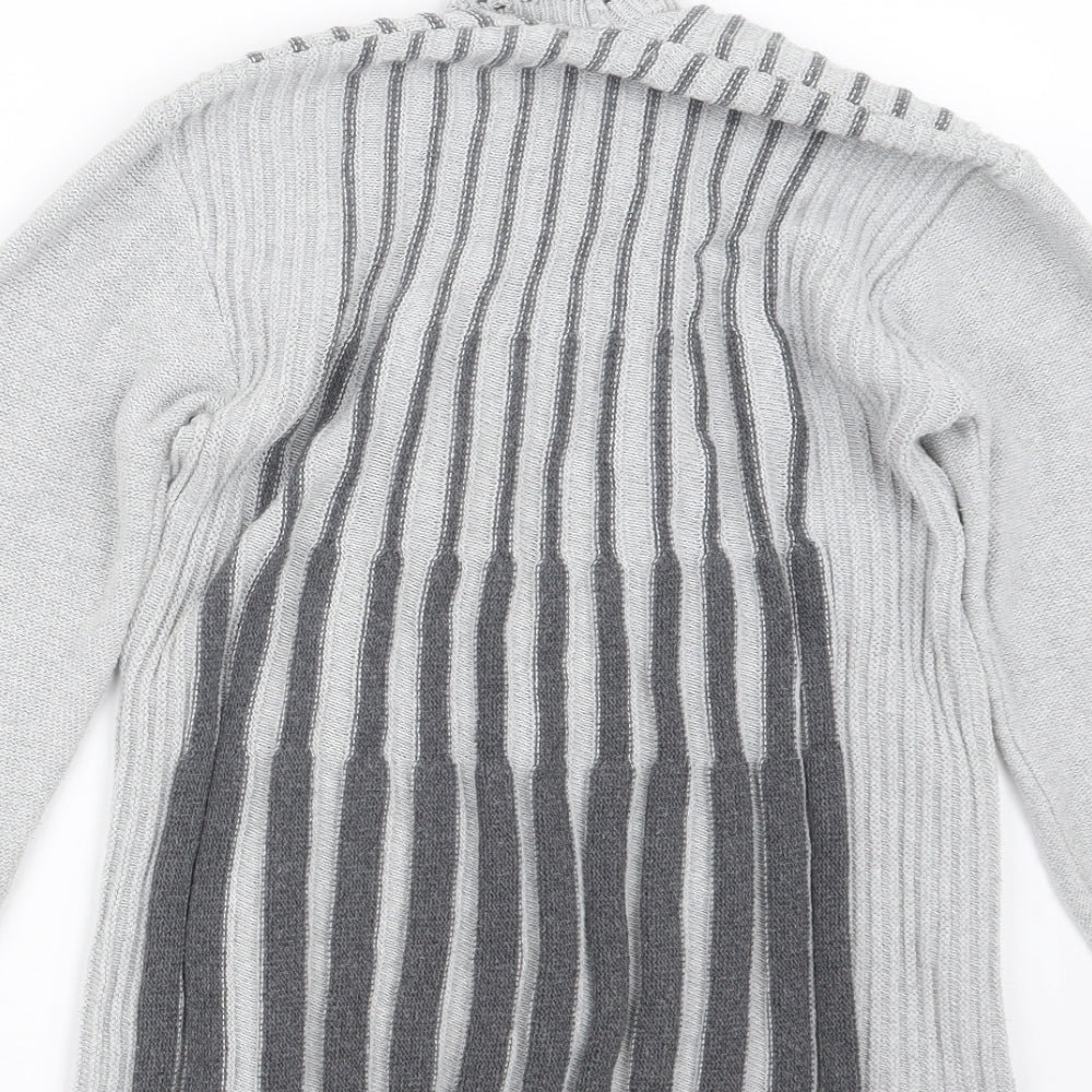 Womens UK Size S Pulse Grey Cardigan Jumper