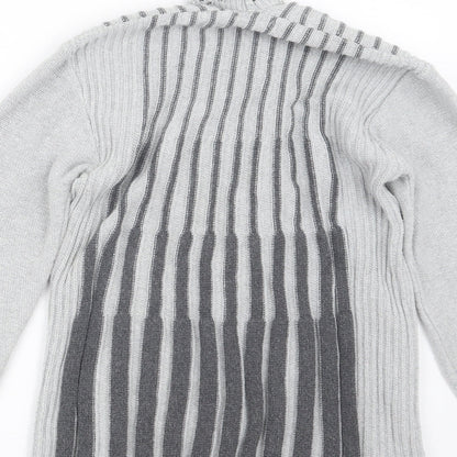 Womens UK Size S Pulse Grey Cardigan Jumper