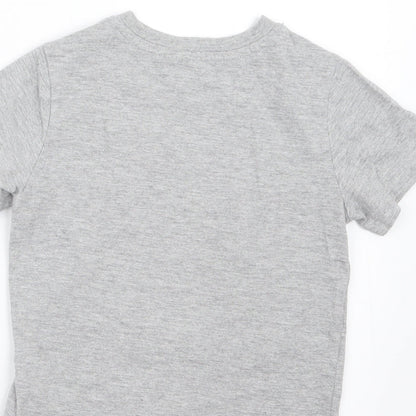 H&M Boys Grey   Basic T-Shirt Size 5-6 Years