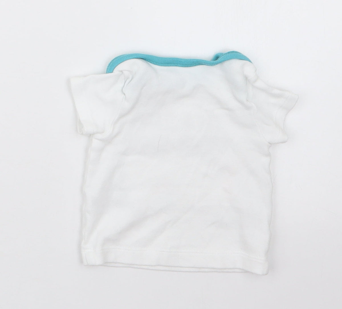 Nutmeg Boys White   Basic T-Shirt Size 0-3 Months