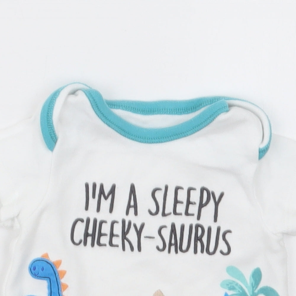Nutmeg Boys White   Basic T-Shirt Size 0-3 Months