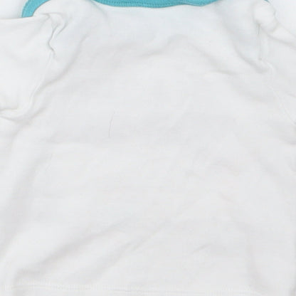 Nutmeg Boys White   Basic T-Shirt Size 0-3 Months