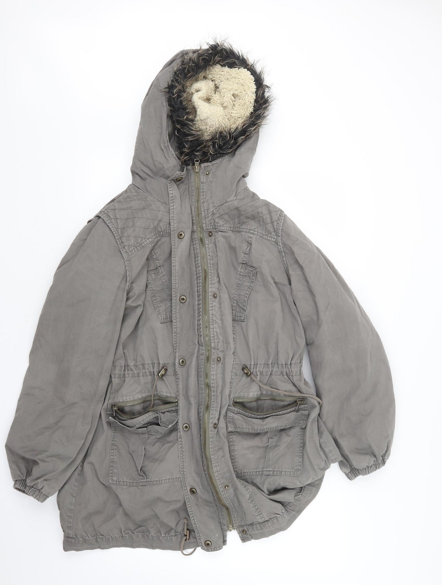 Womens UK Size 12 Dorothy Perkins Grey Jacket
