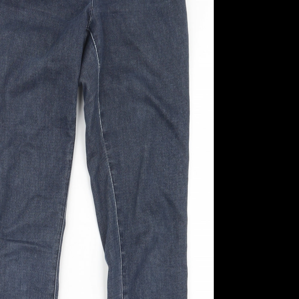 Miss Selfridge Womens Blue  Denim Jegging Jeans Size 10 L29 in
