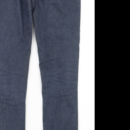 Miss Selfridge Womens Blue  Denim Jegging Jeans Size 10 L29 in