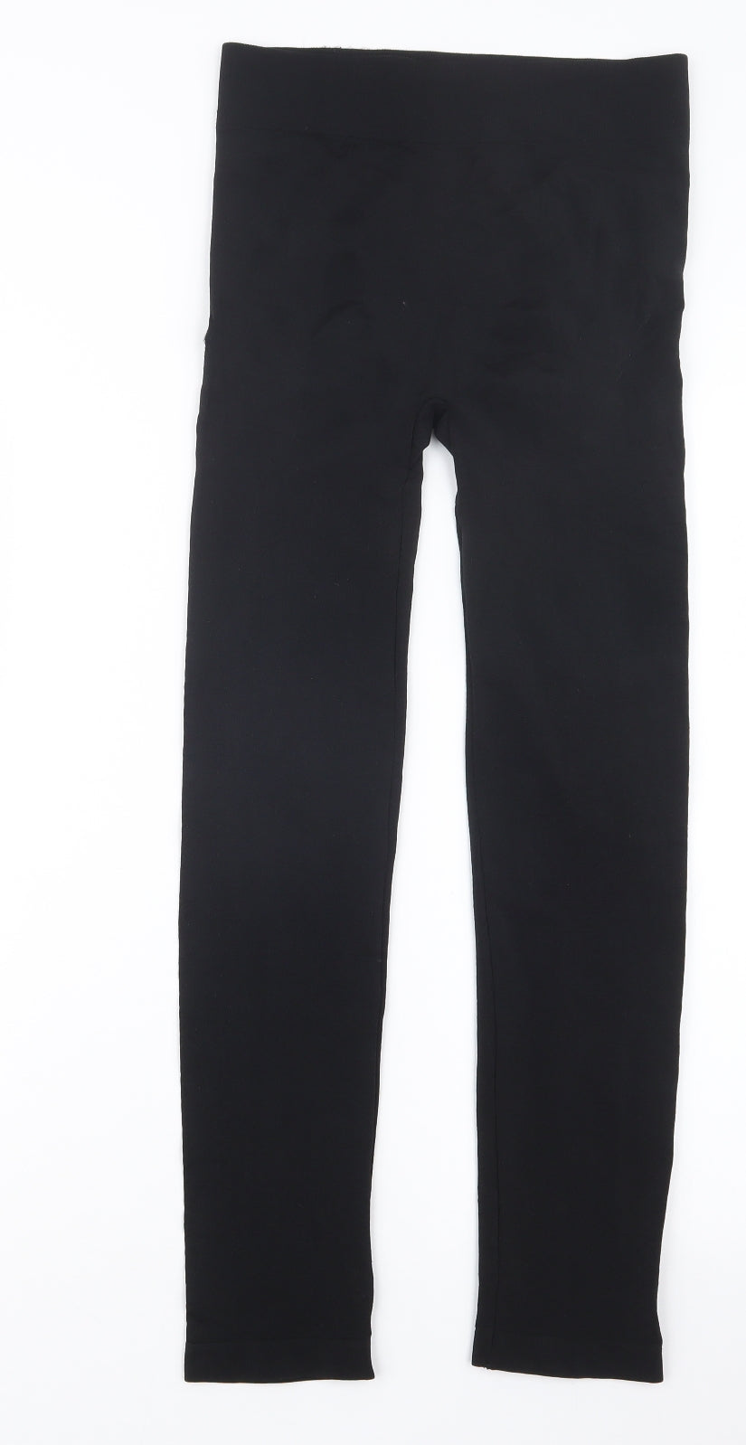Womens UK Size XL Preworn Regular Fit  Black Trousers
