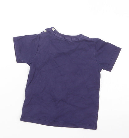 Lily & Sid Boys Blue   Basic T-Shirt Size 18-24 Months