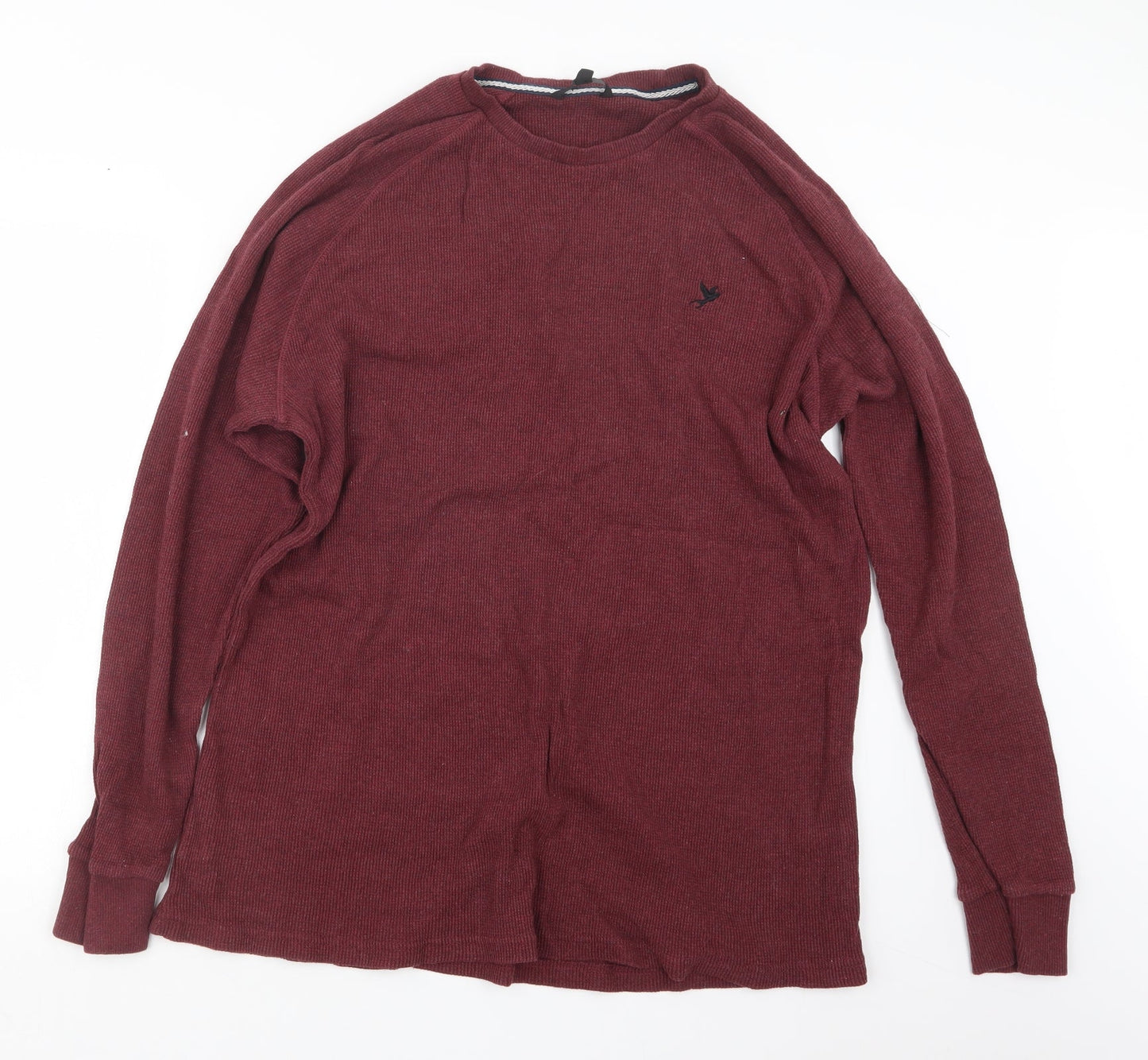 George Mens Purple  Knit Pullover Jumper Size XL