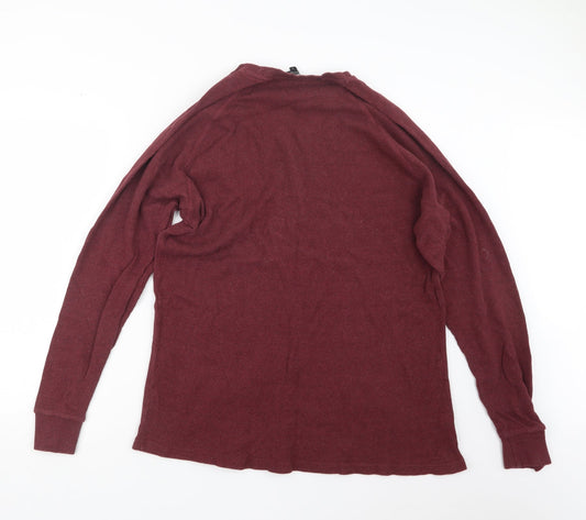 George Mens Purple  Knit Pullover Jumper Size XL