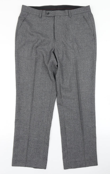 Taylor & Wright Mens Clear   Dress Pants Trousers Size 34 in L29 in