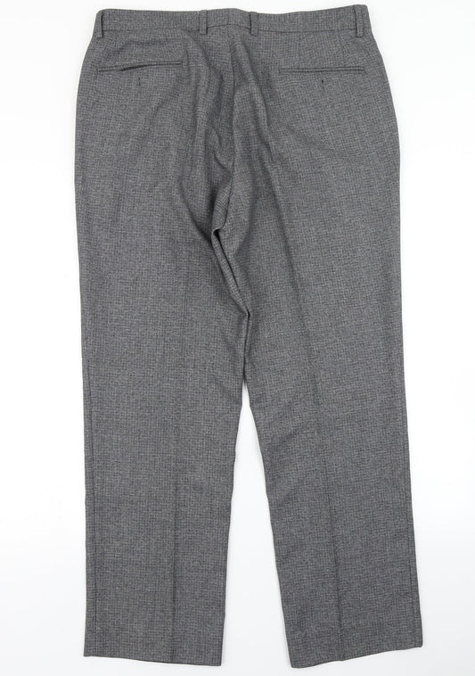 Taylor & Wright Mens Clear   Dress Pants Trousers Size 34 in L29 in