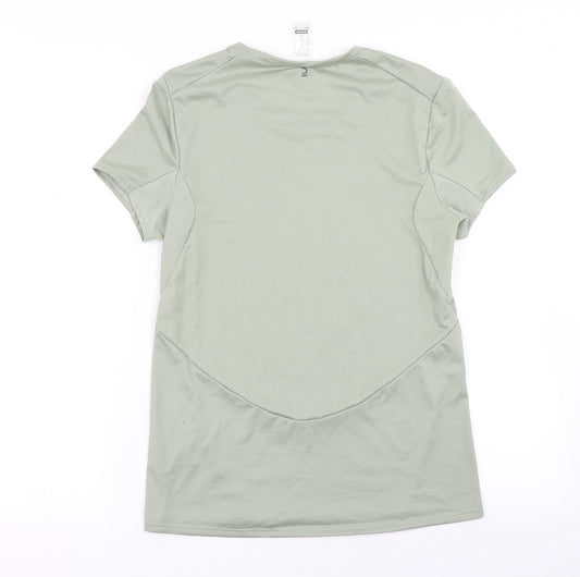 Quecha Womens Green   Basic T-Shirt Size XS