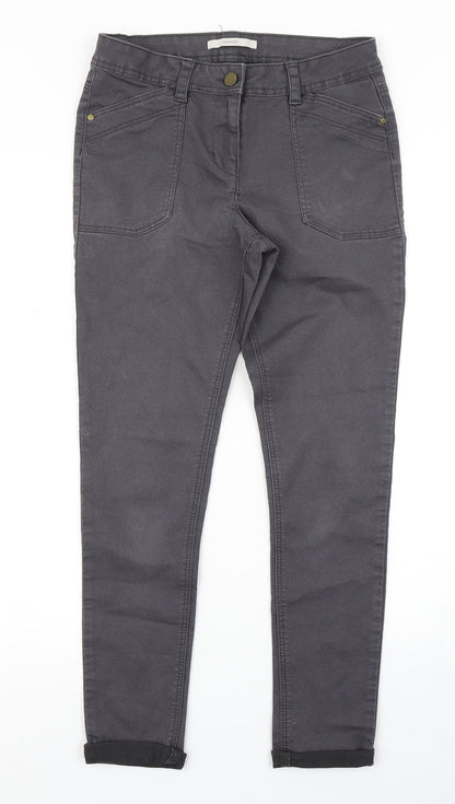 George Womens Black  Denim Skinny Jeans Size 8 L25 in