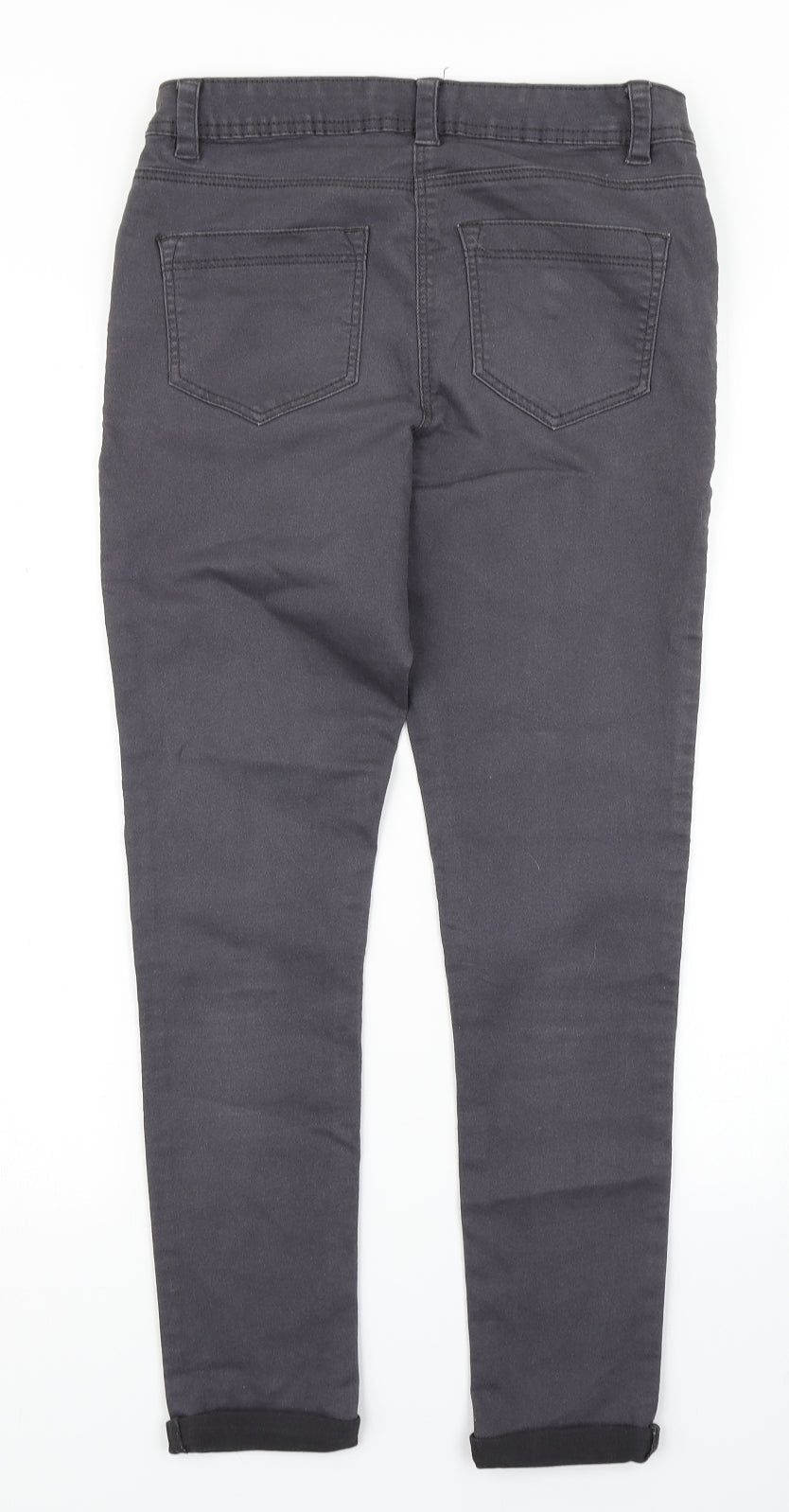 George Womens Black  Denim Skinny Jeans Size 8 L25 in