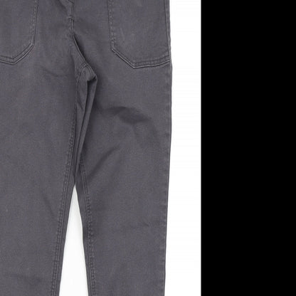 George Womens Black  Denim Skinny Jeans Size 8 L25 in