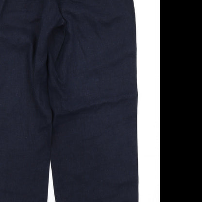 BM Collection Womens Blue   Cargo Trousers Size 16 L29 in