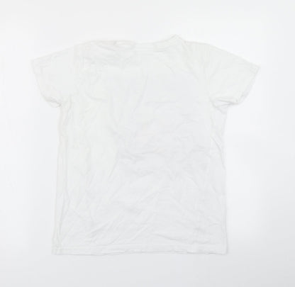 Primark Boys White   Basic T-Shirt Size 10-11 Years
