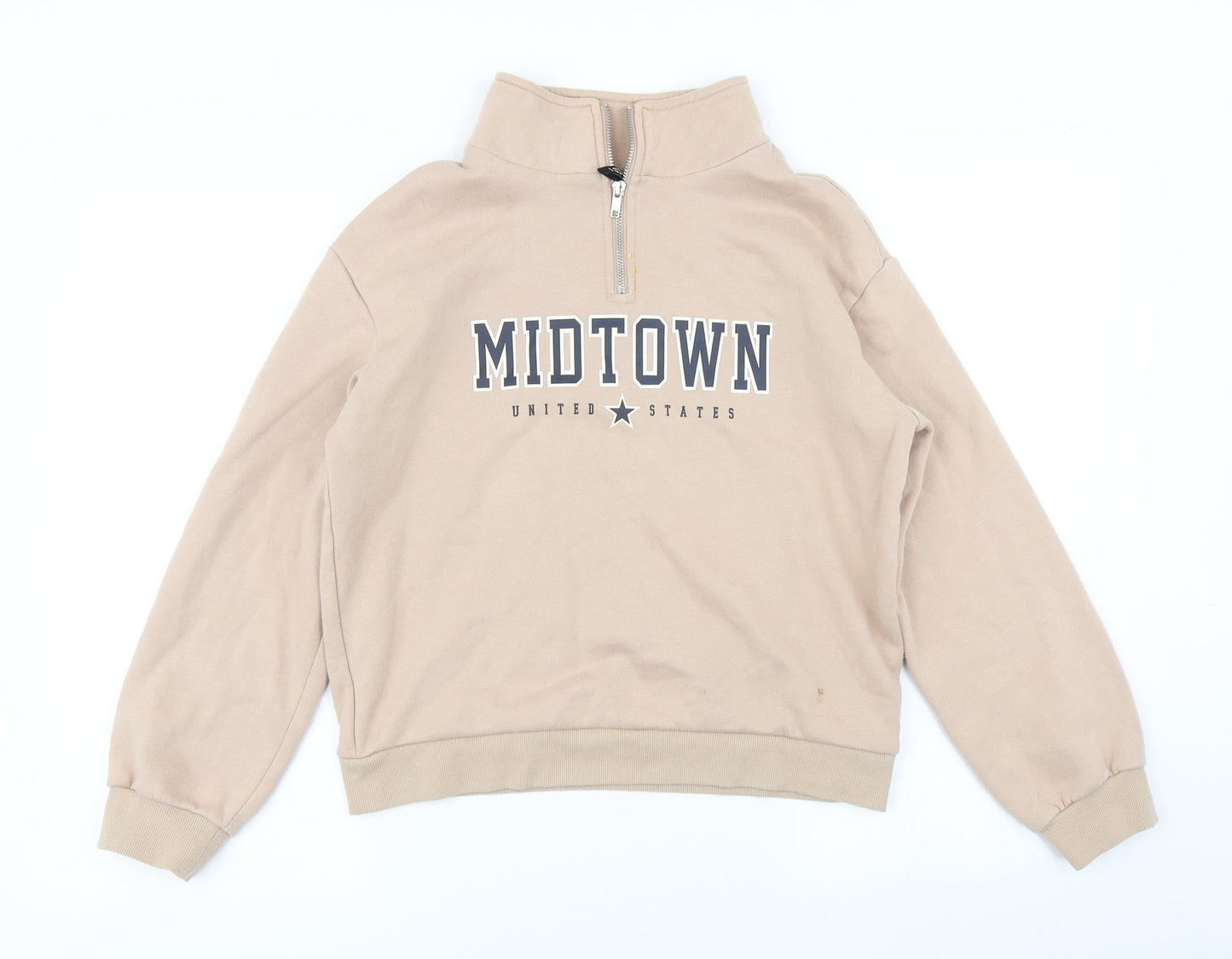 Divided Womens Brown   Pullover Sweatshirt Size XS