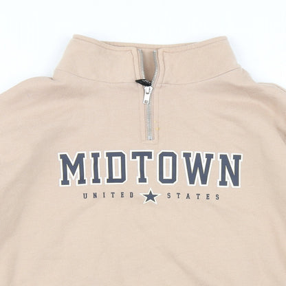 Divided Womens Brown   Pullover Sweatshirt Size XS