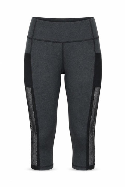 neon sweets Womens Grey   Cropped Leggings Size M L18 in
