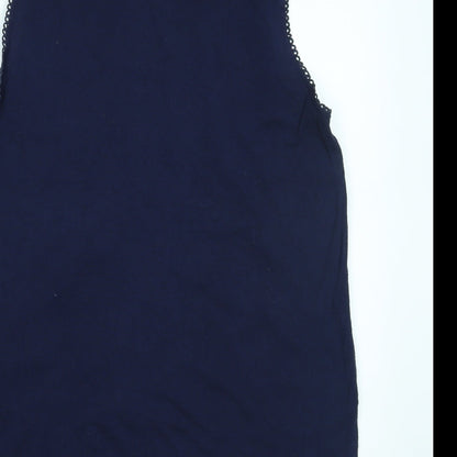 Womens UK Size 14 New Look Blue Basic Tank
