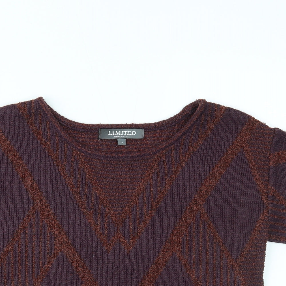 Womens UK Size L Limited collection Purple Basic T-Shirt