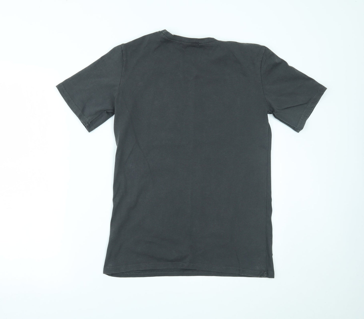 Womens UK Size M By Clara Grey Basic T-Shirt