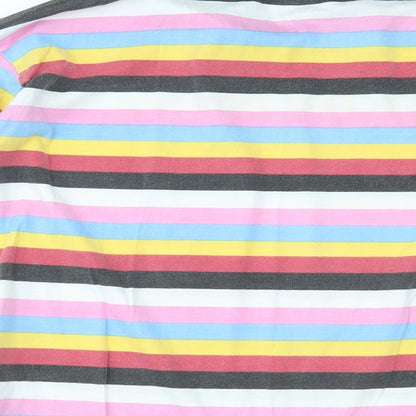 Womens UK Size 8 Daisy Street Multicoloured Basic T-Shirt