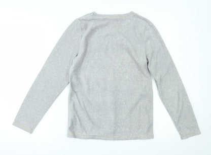 TU Womens Grey   Top Pyjama Top Size 8